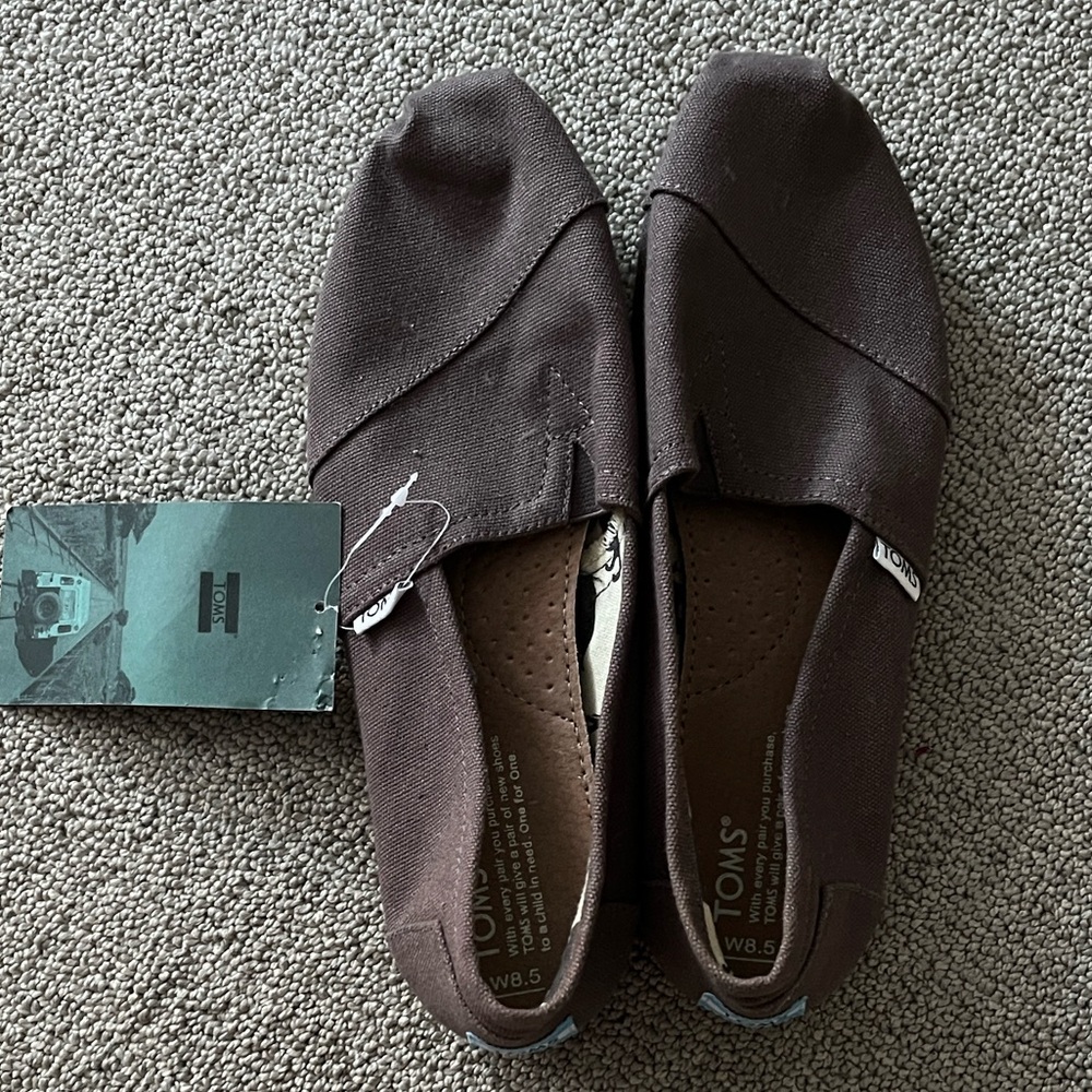 TOMS Women's Dark Gray Alpargata